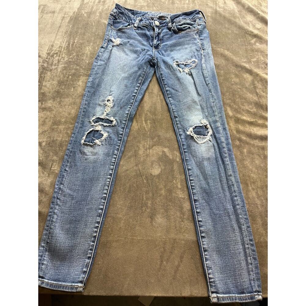 American Eagle Jeans Super Stretch Jegging Ladies Adult Women's 4 Regular